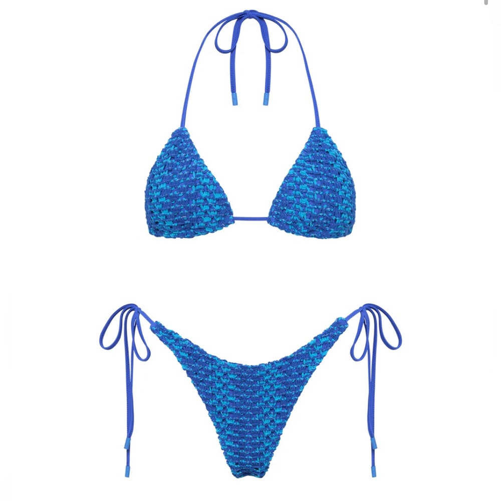 NWT Triangl Blue Vinca Nayarit Bikini